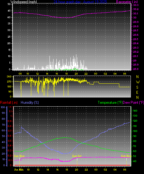 24 Hour Graph for Day 19